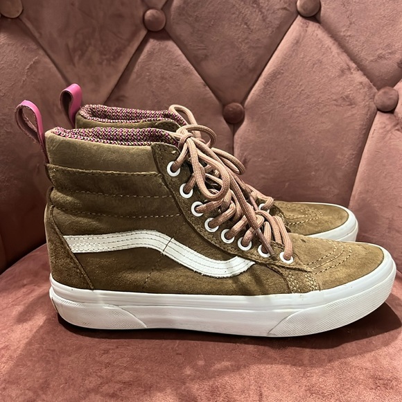 Vans Shoes - VANS brown suede high tops